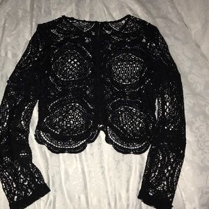 Long sleeve all lace top